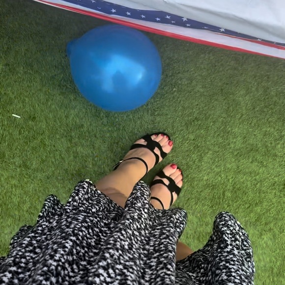 Coach talina suede sandal. I have worn just once for 4th July. My size is 9. - Picture 7 of 14